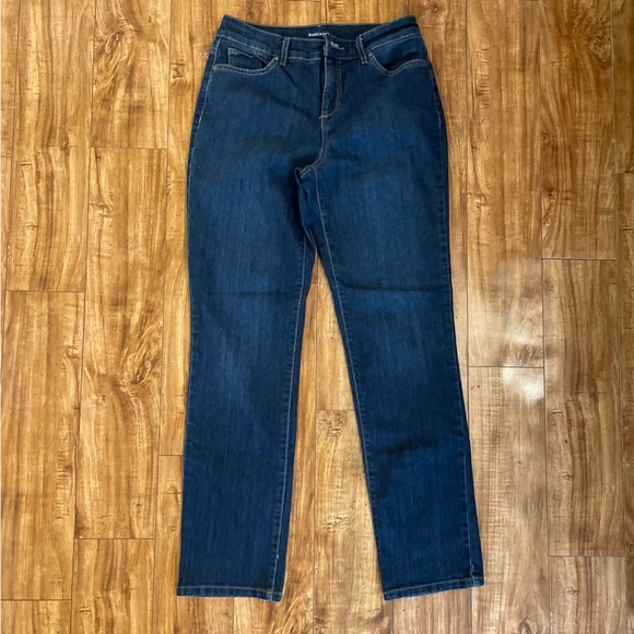 BANDOLINO Women’s Mandie Blue High Rise Straight Jean Pants Size 6 - Picture 1 of 11